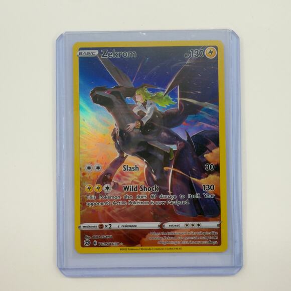 Zekrom TG05/TG30 Trainer Gallery Full Art Ultra Rare Pokémon Brilliant Stars NM - Picture 1 of 7